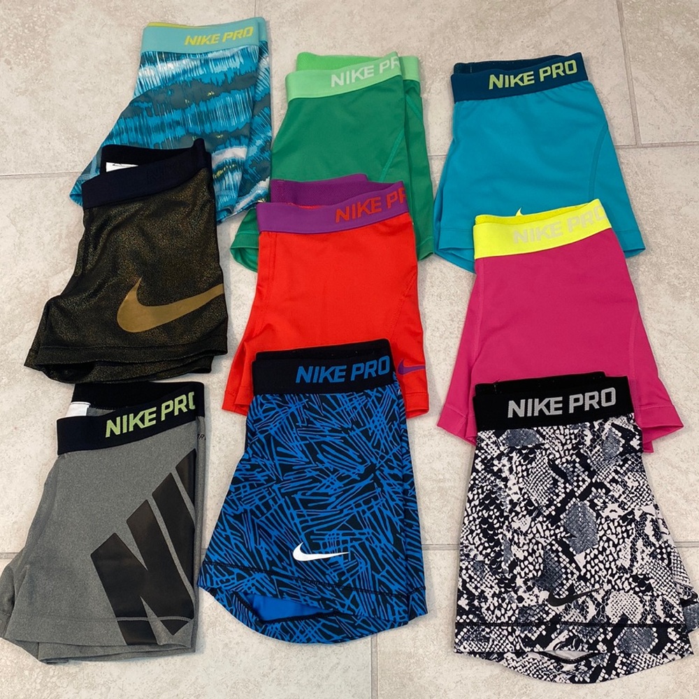 Nike pro shorts 9 pairs, SOLD , SOLD SOLD